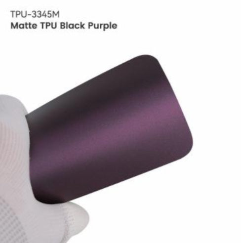 Matte Black Purple PPF