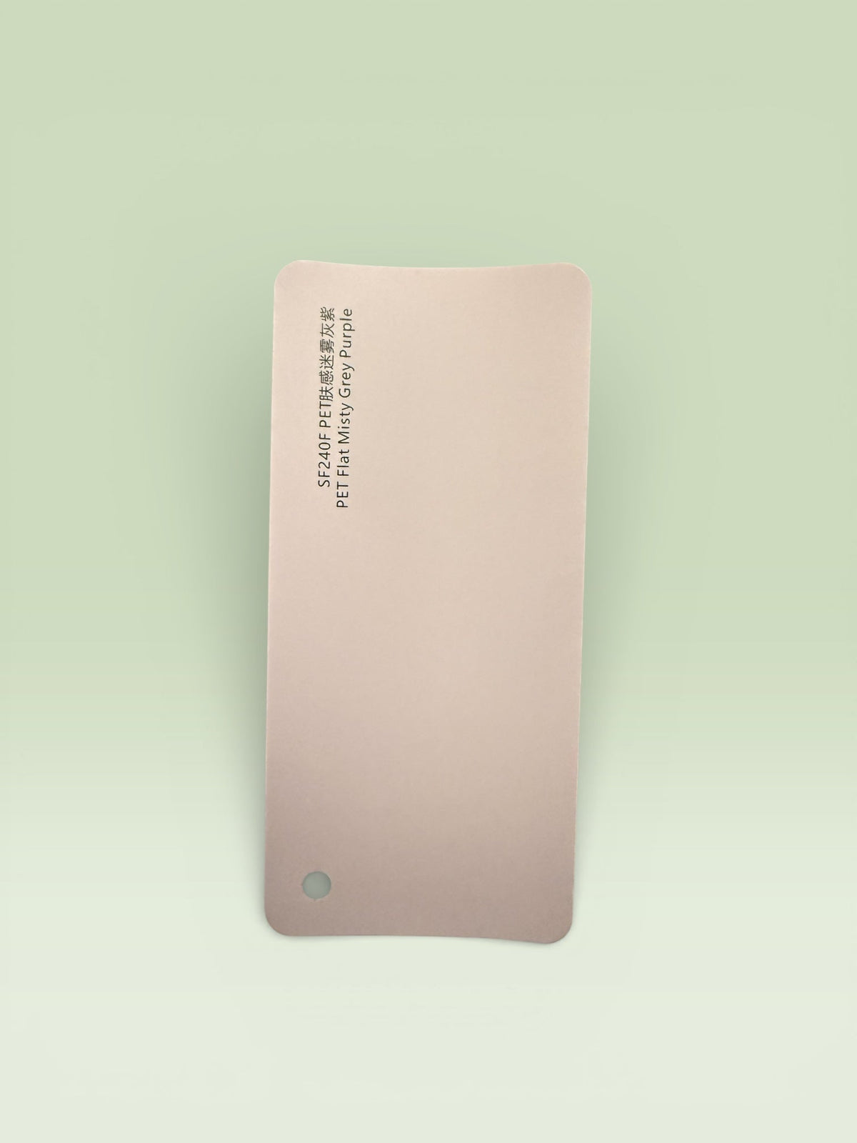 Flat misty grey purple