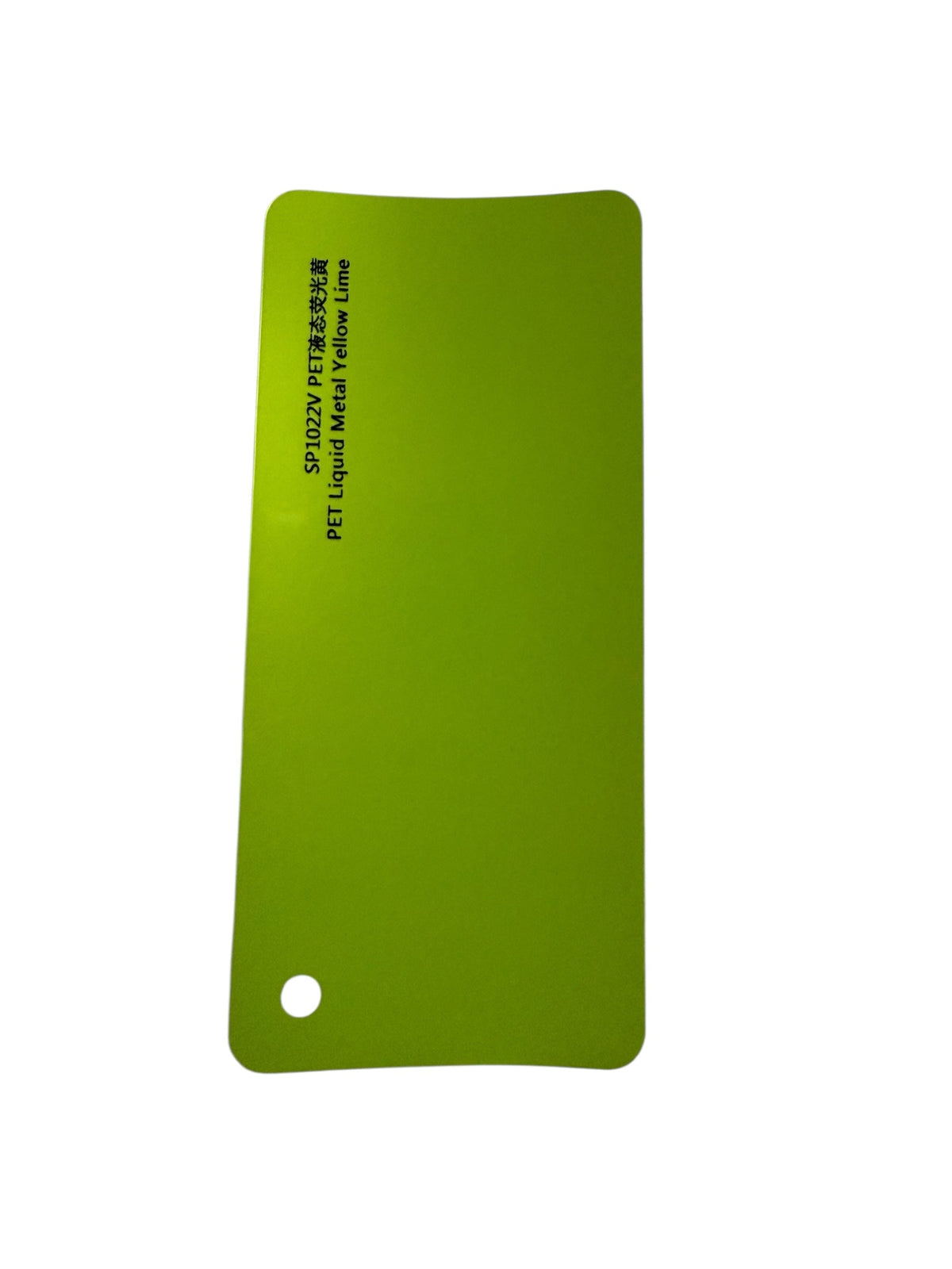 Liquid metal yellow lime