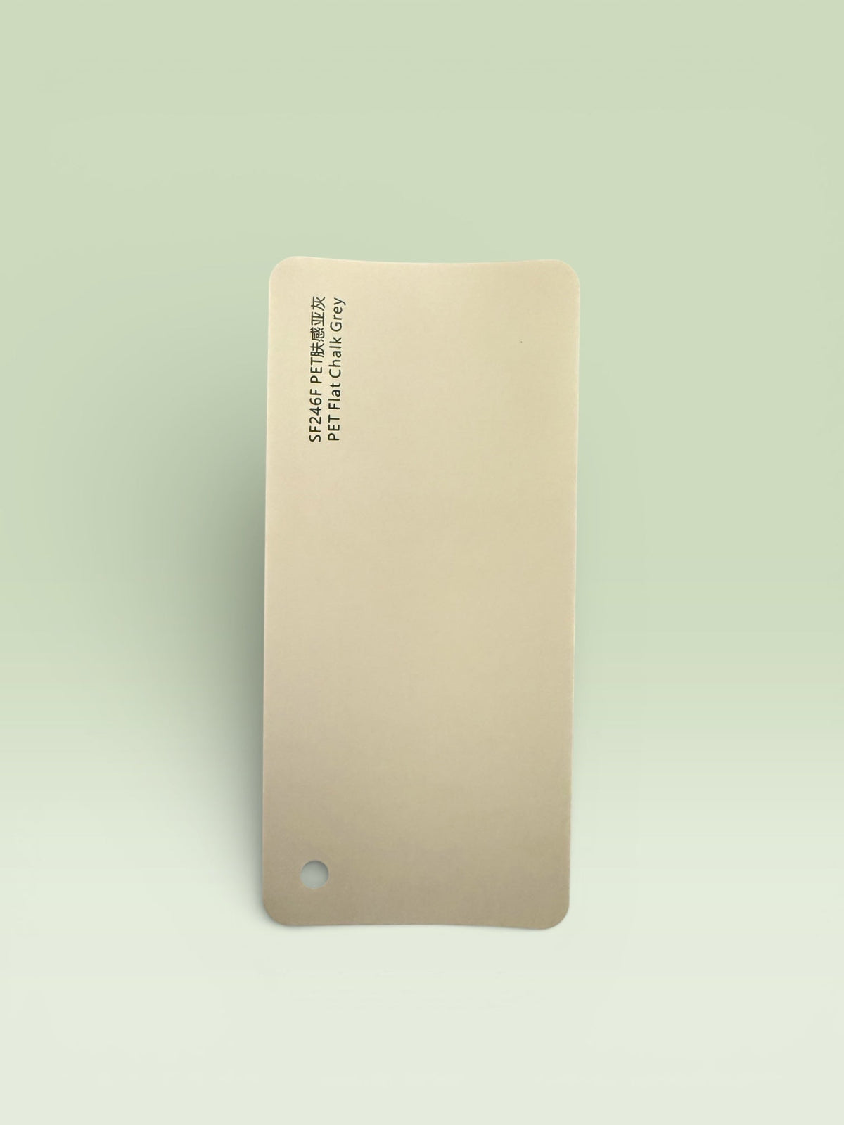 Flat chalk grey