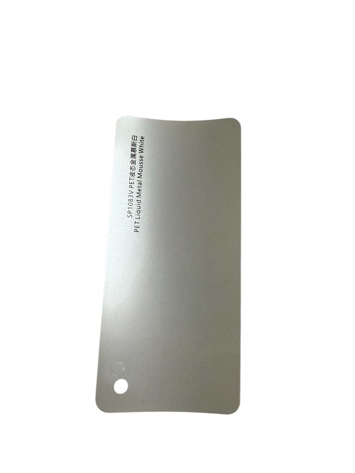 Liquid metal mousse white