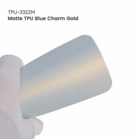 Matte Blue Charm Gold PPF