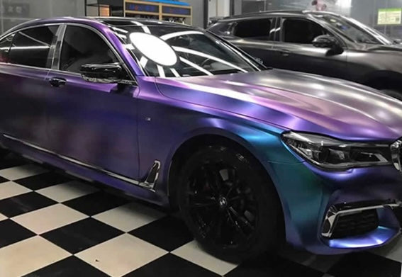 Matte chameleon purple blue