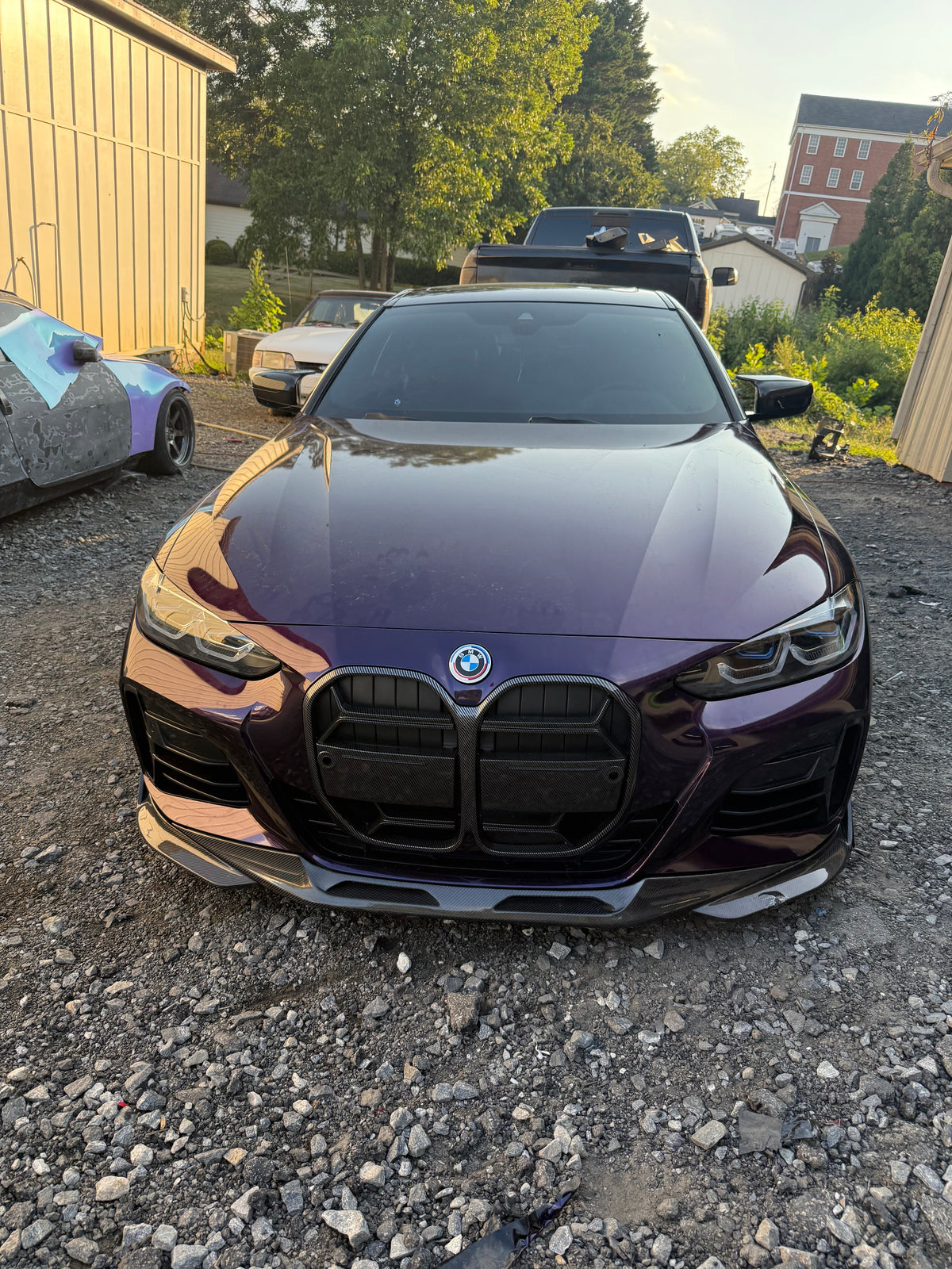 Metallic midnight purple