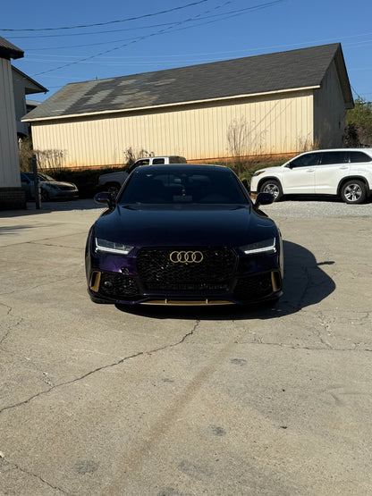 Metallic midnight purple