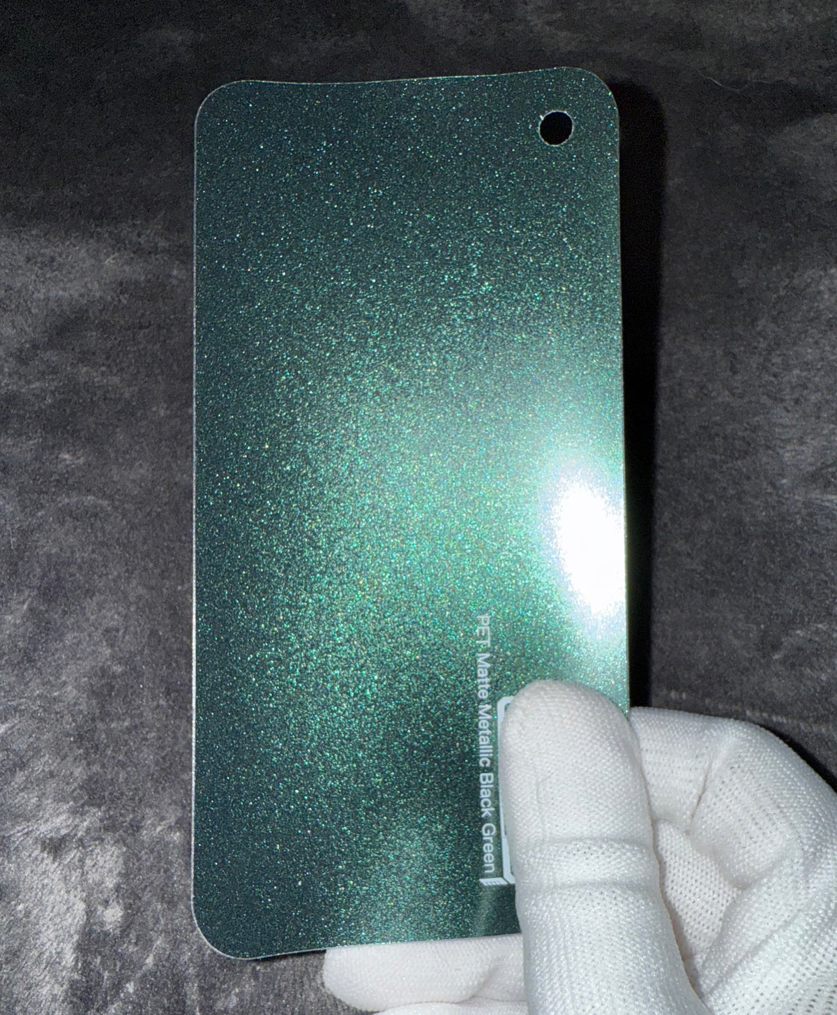 Matte Metallic Black Green
