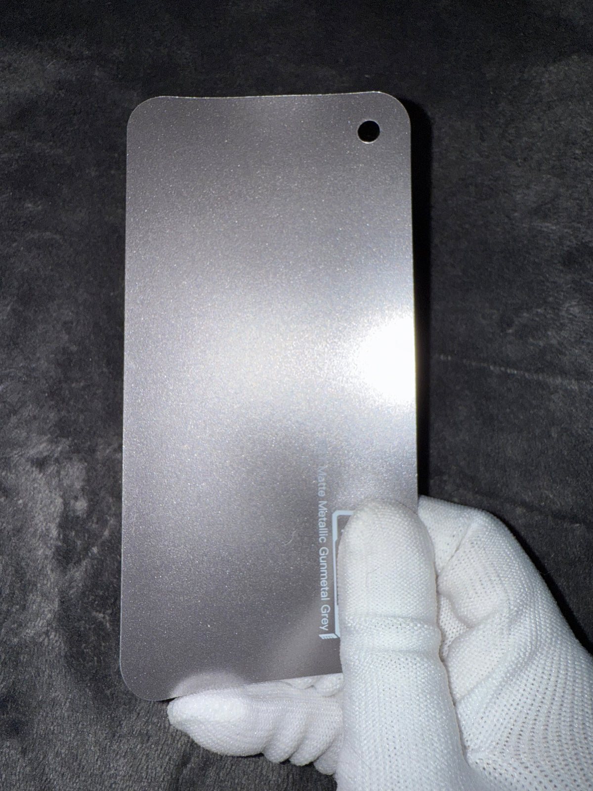 Matte Metallic Gunmetal Gray