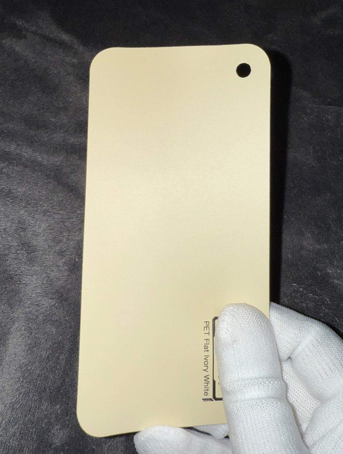 Flat Ivory White