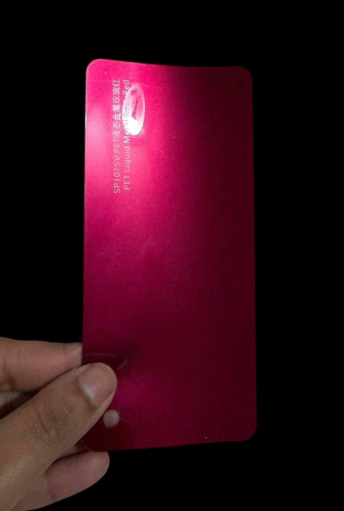 Liquid metal rose red