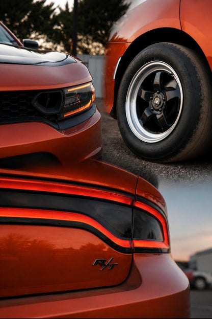 Liquid metal volcano orange