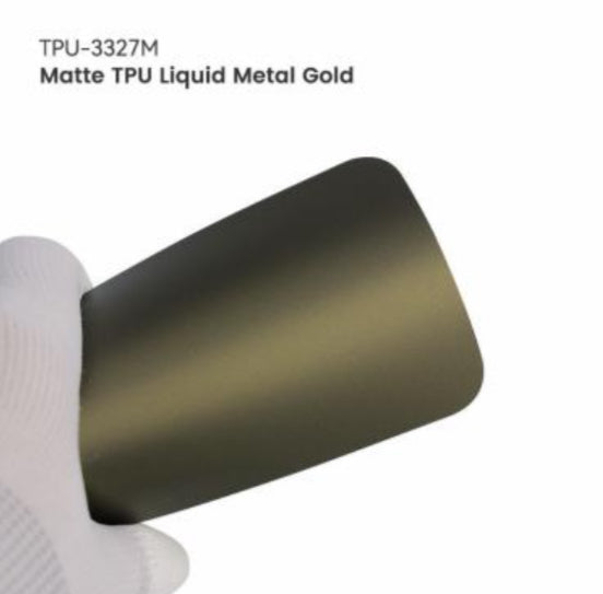 Matte Liquid Metal Gold PPF