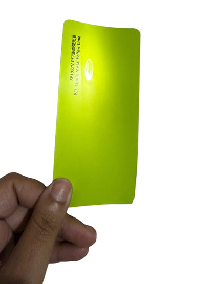 Liquid metal yellow lime