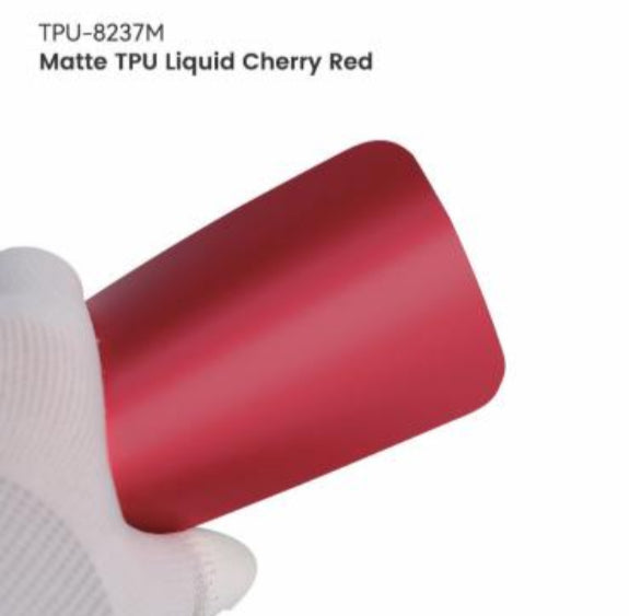 Matte Liquid Cherry Red PPF