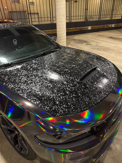 Forged Carbon Fiber black (Calendar Film)