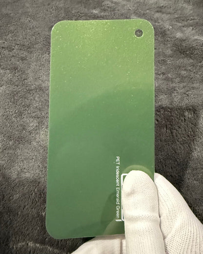 Iridescent Emerald Green