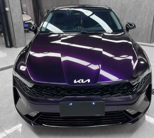 Metallic midnight purple